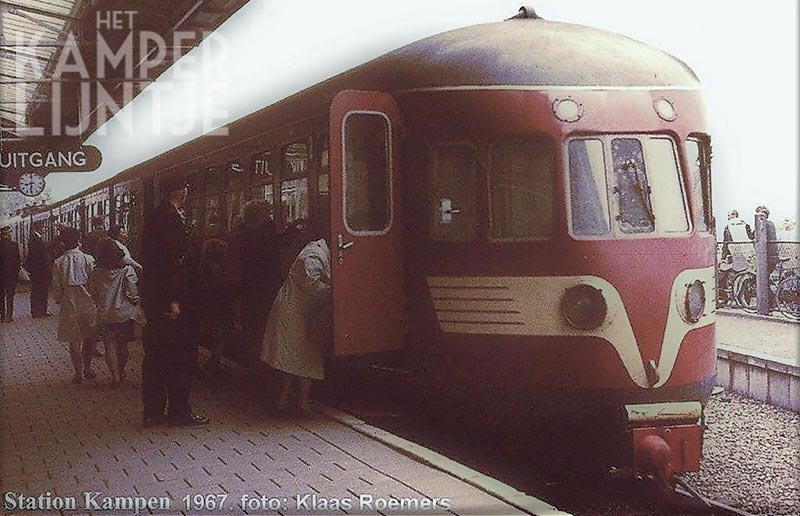 3a. Kampen 1967, een zeldzame verschijning in Kampen, de DE 5 (foto Klaas Roemers, coll. Henry van der Hoven)