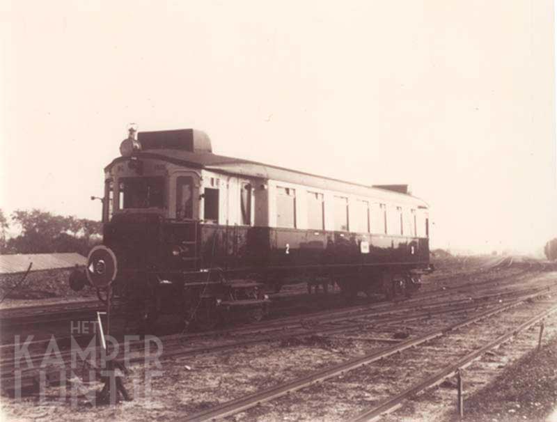 5. omBC 1905 wachtend in Kampen, 27 februari 1949 5a. De nieuwe omBC op emplacement Kampen, omstreeks 1924