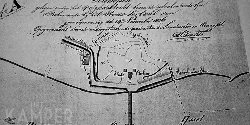 2. 1836 Sluis en aanlegplaats trekschuit t.p.v. huidig station (coll. K. Haar)