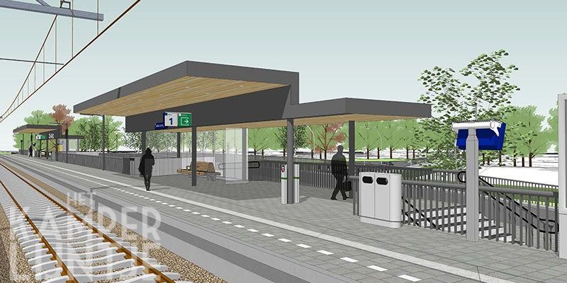 3d. Perron toekomstig station Zwolle Stadshagen (Buro MA.AN)