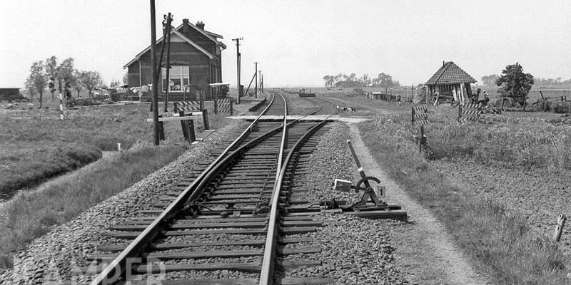 1. Halte Mastenbroek met goederenspoor, 1959 (foto R. Ankersmit)