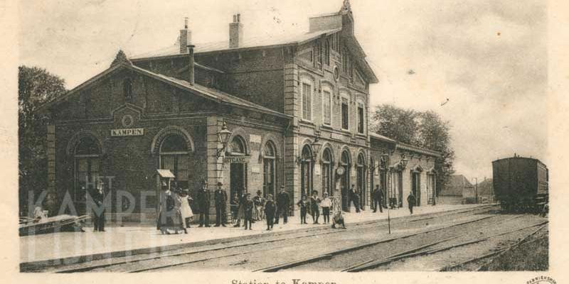 1. Kampen ca. 1900, eerste NCS station