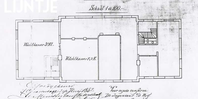2. Plattegrond van het eerste NCS-station in Kampen