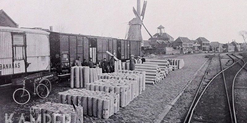 3a. Emplacement Kampen Zuid met aangevoerde goederen