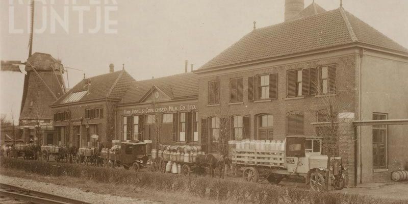 3c. Spoorlijn en IJsseldijk bij Melkfabriek Van Heel omstreeks jaren 20