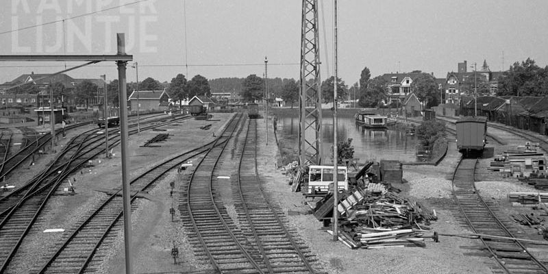 3. Zwolle 25 juli 1964, zicht op spoorweghaven vanuit seinhuis 2 (foto R. Ankersmit)