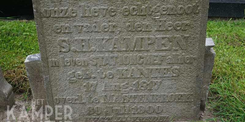 4b. Mastenbroek anno 2013 de ingekorte grafsteen van Sebe Hendrik Kampen