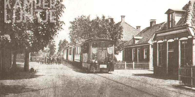 4. Oldebroek de tram rijdt langs de Zuiderzeestraatweg