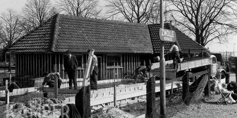 5. Nieuwbouw station Veerallee in 1959