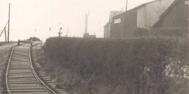 5. De spoorlijn bij Kramer ronde de jaren 30