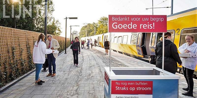 38o. Kampen 28 augustus 2017, voor elke reiziger een croissantje (foto ProRail)