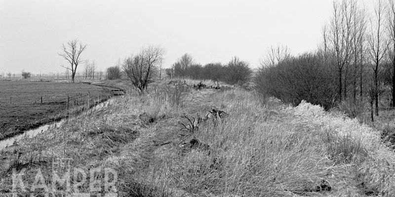 7. Zalk 1967,  voormalige halte Zalk kijkend richting Kampen, nu ligt hier viaduct Buckhorst in de N50 en de Hanzelijn (foto R. Ankersmit)
