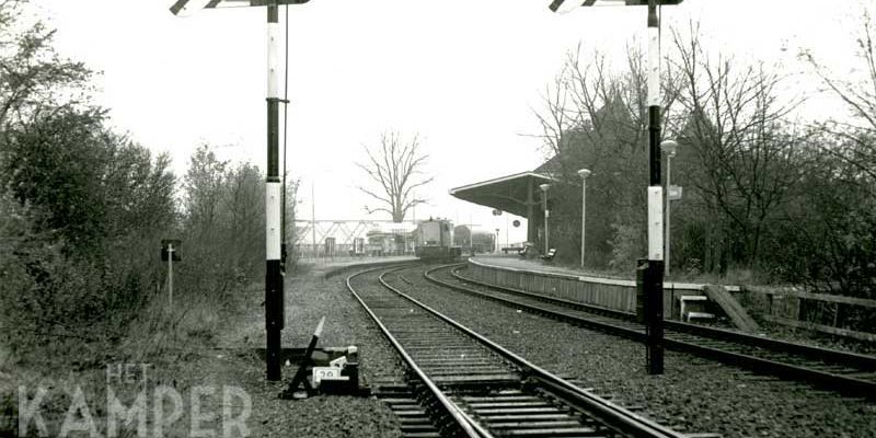 7b. Kampen, oude seinstelsel met seinpalen B1 en B2 bij station Kampen (foto Kees Schilder)
