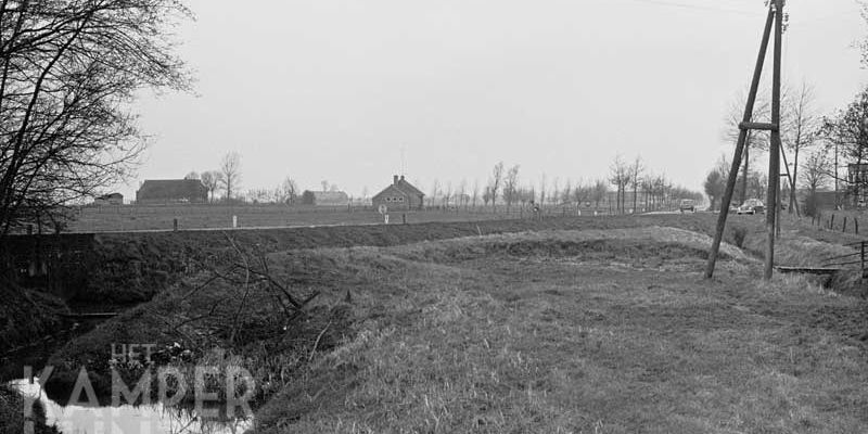 7b. De Zande 11 februari 1967, de vroegere aansluiting van de lokaallijn met het tramspoor naar Wezep (foto R. Ankersmit)