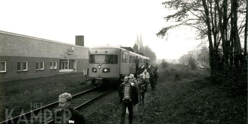 8. Zwolle 12 november 1994. DE-2-162 wordt ingezet voor eenmalig gebruik halte Veerallee voor bezoekers aan de reunie van het Carolus Clusius College