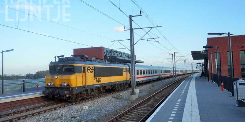 9f. Kampen 2 november 2014, wegens werkzaamheden reed  DB Hbp-Berlin Ostbahnhof-Amsterdam CS via Deventer-Zwolle over de Hanzelijn