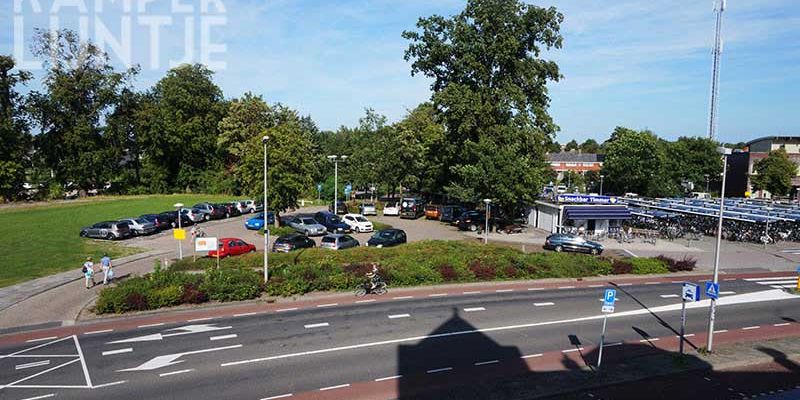 9b. Kampen 10 september 2016, stationsplein gezien uit voormalige stationschefwoning