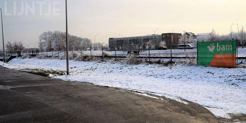 2d. Zwolle 18 januari 2017, plaats toekomstig station Zwolle Stadshagen met links Rozentunnel