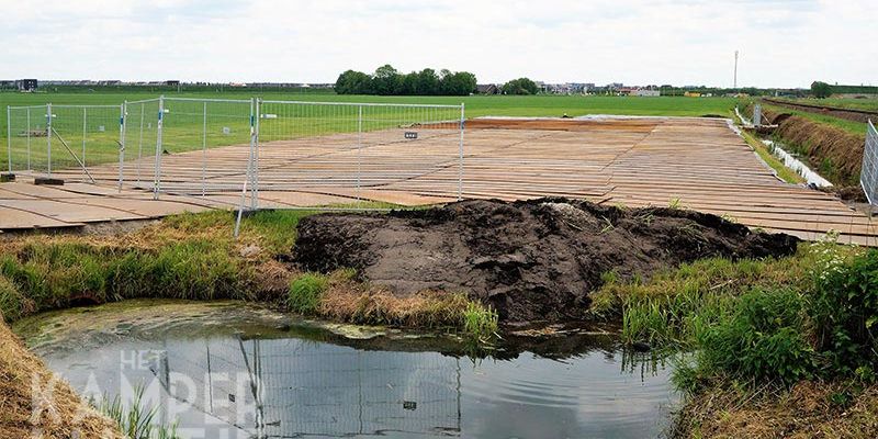 21e. ‘s Heerenbroek, 21 mei 2017, aanleg bouwplaats Stuurmansweg (K. Haar)