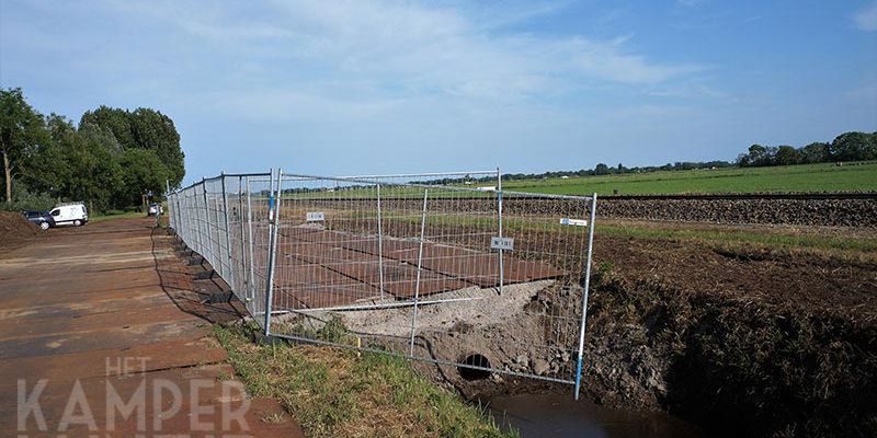 21n. Mastenbroek 28 mei 2017, werkterrein met tijdelijke oprit bij Bosjessteeg (foto Kasper Haar)