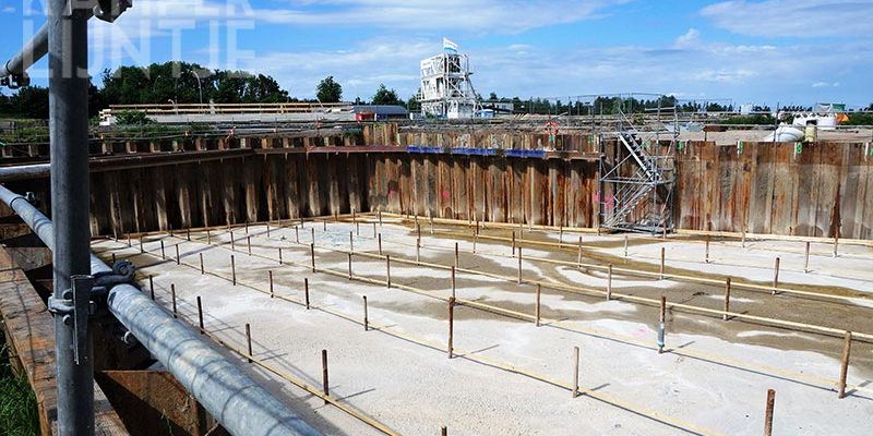 3s. Zwolle 5 juni 2017, de put naar de tunnelonderdoorgang is leeg gepompt (foto Kasper Haar)