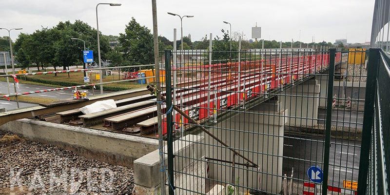 25z. Zwolle Blaloweg 25 juni 2017, verhoogde spoorbrug zonder rails (foto Kasper Haar)