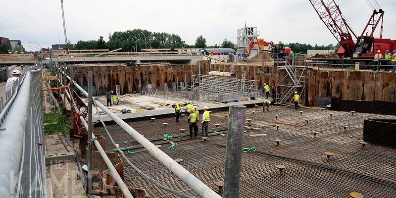 4g. Zwolle 29 juni 2017, bouw Belvédèrelaantunnel (foto Kasper Haar)