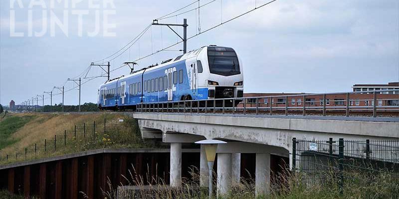 3b. Zwolle 10 juni 2018, Keolis 7308 op viaduct Frankhuizerallee (foto K. Haar)