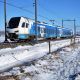 IJsselmuiden 16-2-2021, Keolis 7303 in besneeuwd landschap (foto Kasper Haar)