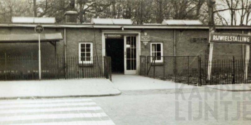 Kampen, rijwielstalling uit 1950, afgebroken in 1982 (coll. K. Haar)