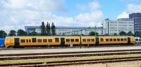 Uitgerangeerde trein in Zwolle