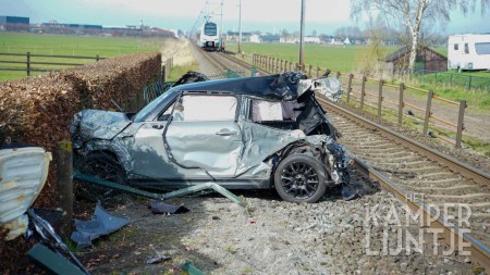 Trein ramt Mini op het Kamperlijntje